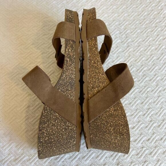Brown Suede Women's Sandals - Picture 7 of 14